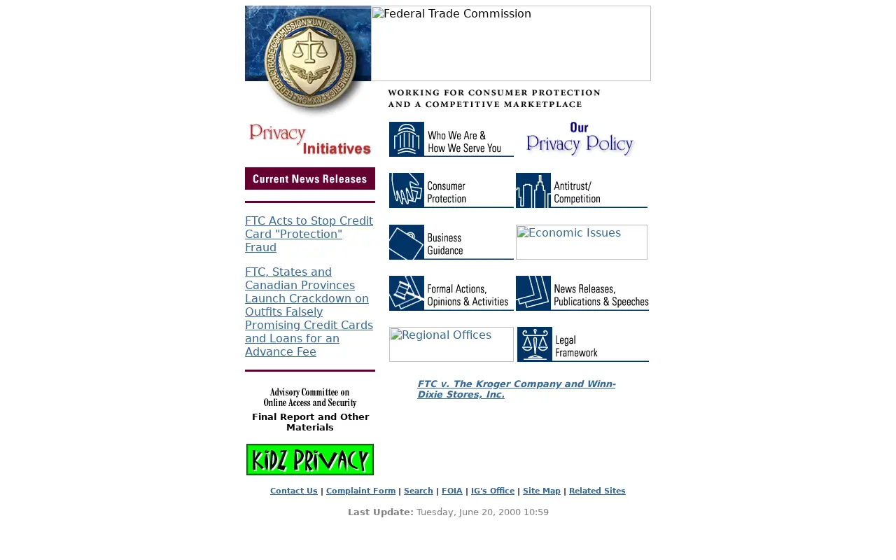 ftc.gov in 2000
