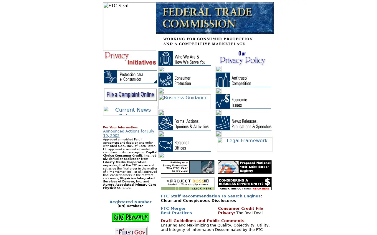 ftc.gov in 2002