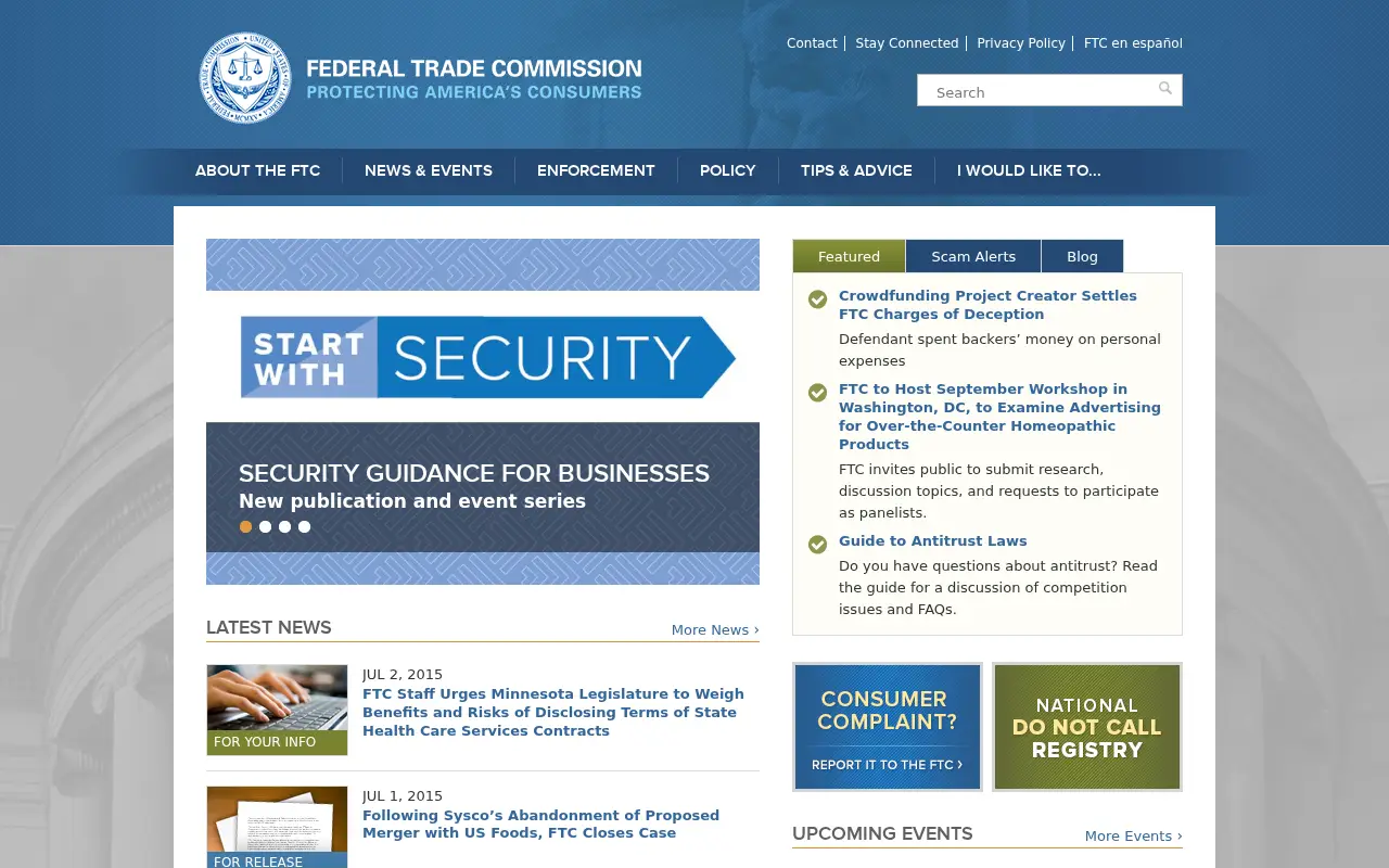 ftc.gov in 2015