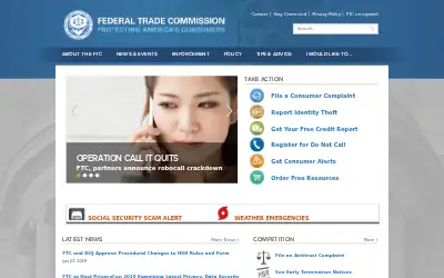 ftc.gov in 2019
