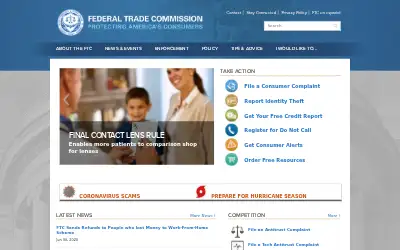 ftc.gov in 2020