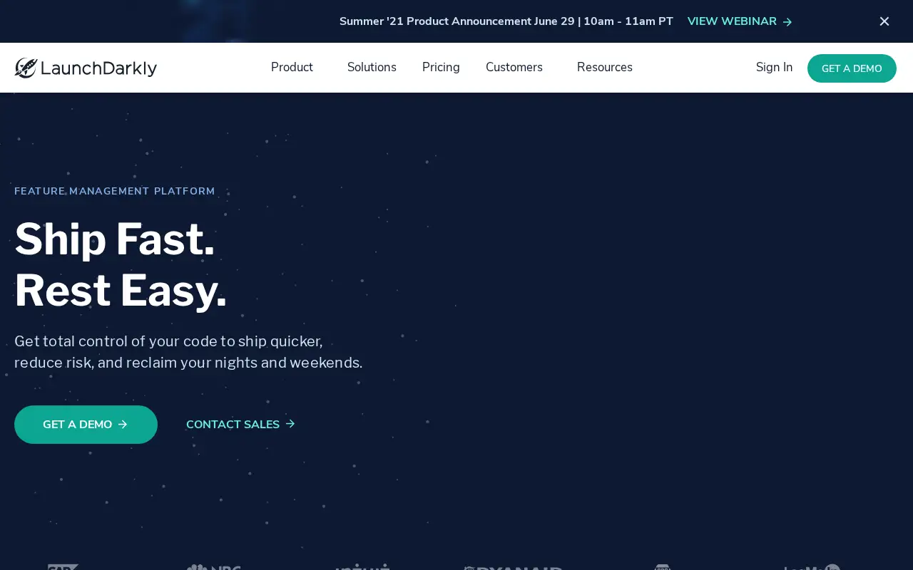 launchdarkly.com in 2021