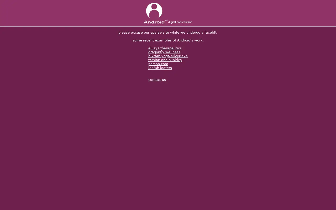 android.com in 2003