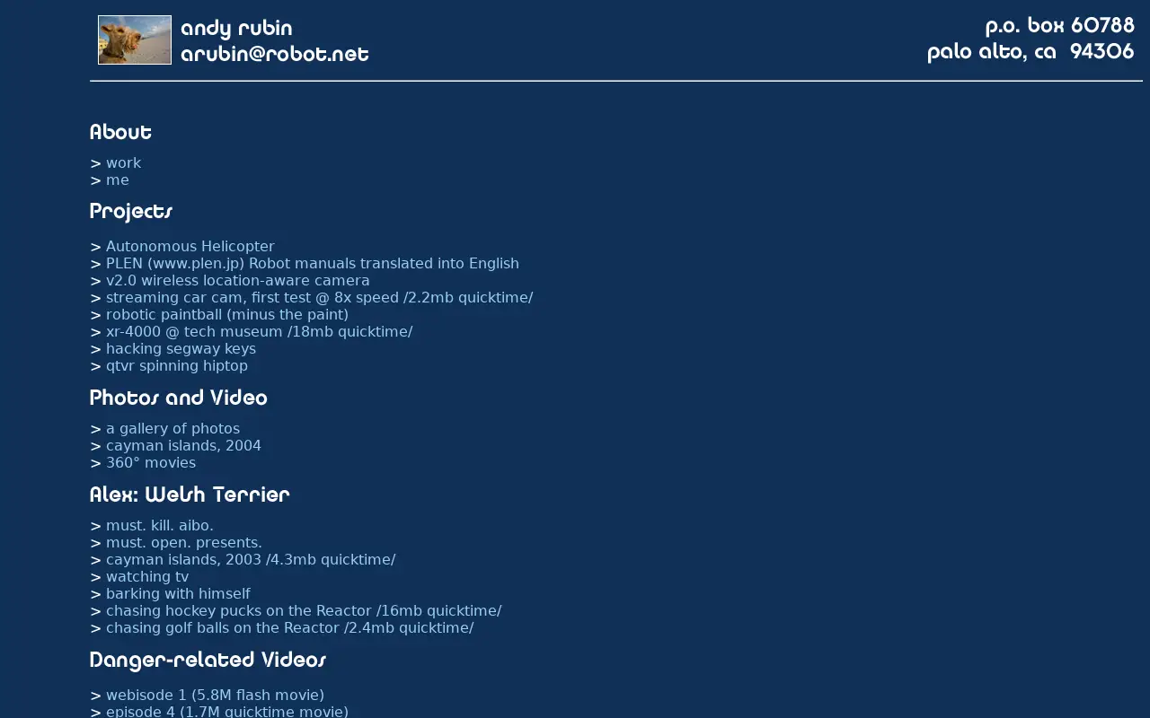 android.com in 2007