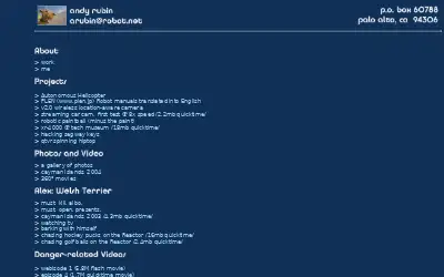 android.com in 2007