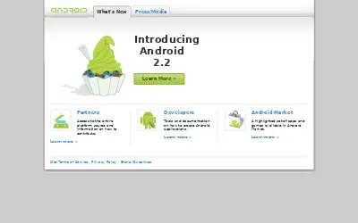 android.com in 2010