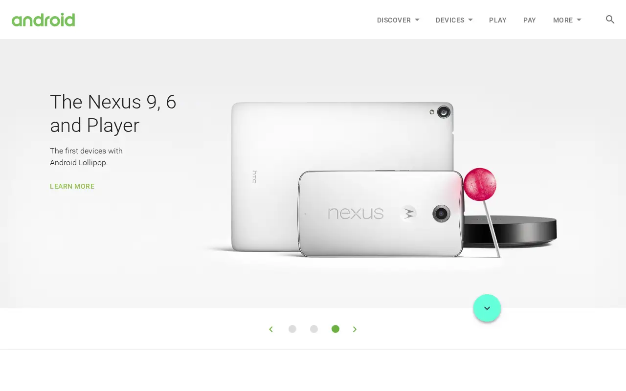 android.com in 2015