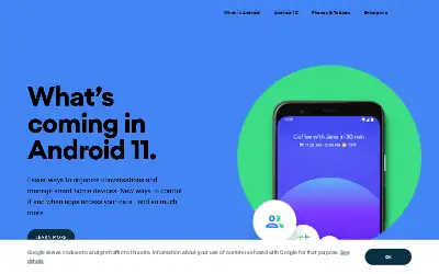 android.com in 2020