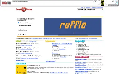 bookmyshow.com in 2010