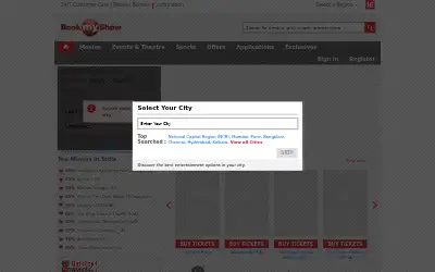 bookmyshow.com in 2013