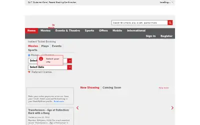 bookmyshow.com in 2014