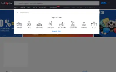 bookmyshow.com in 2018