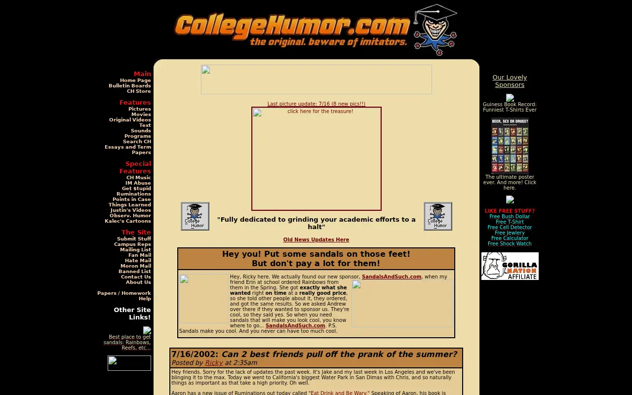 collegehumor.com in 2002
