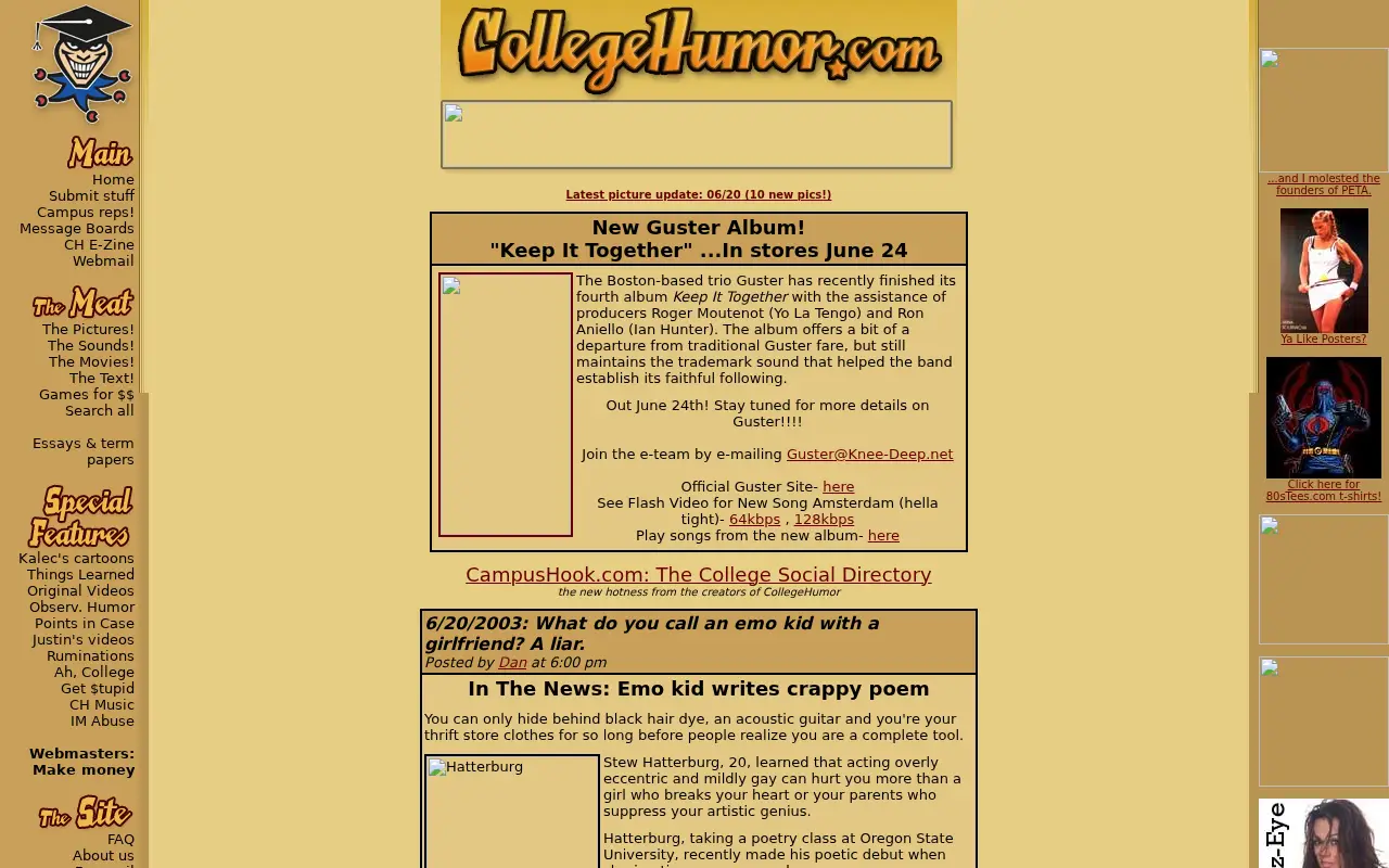 collegehumor.com in 2003