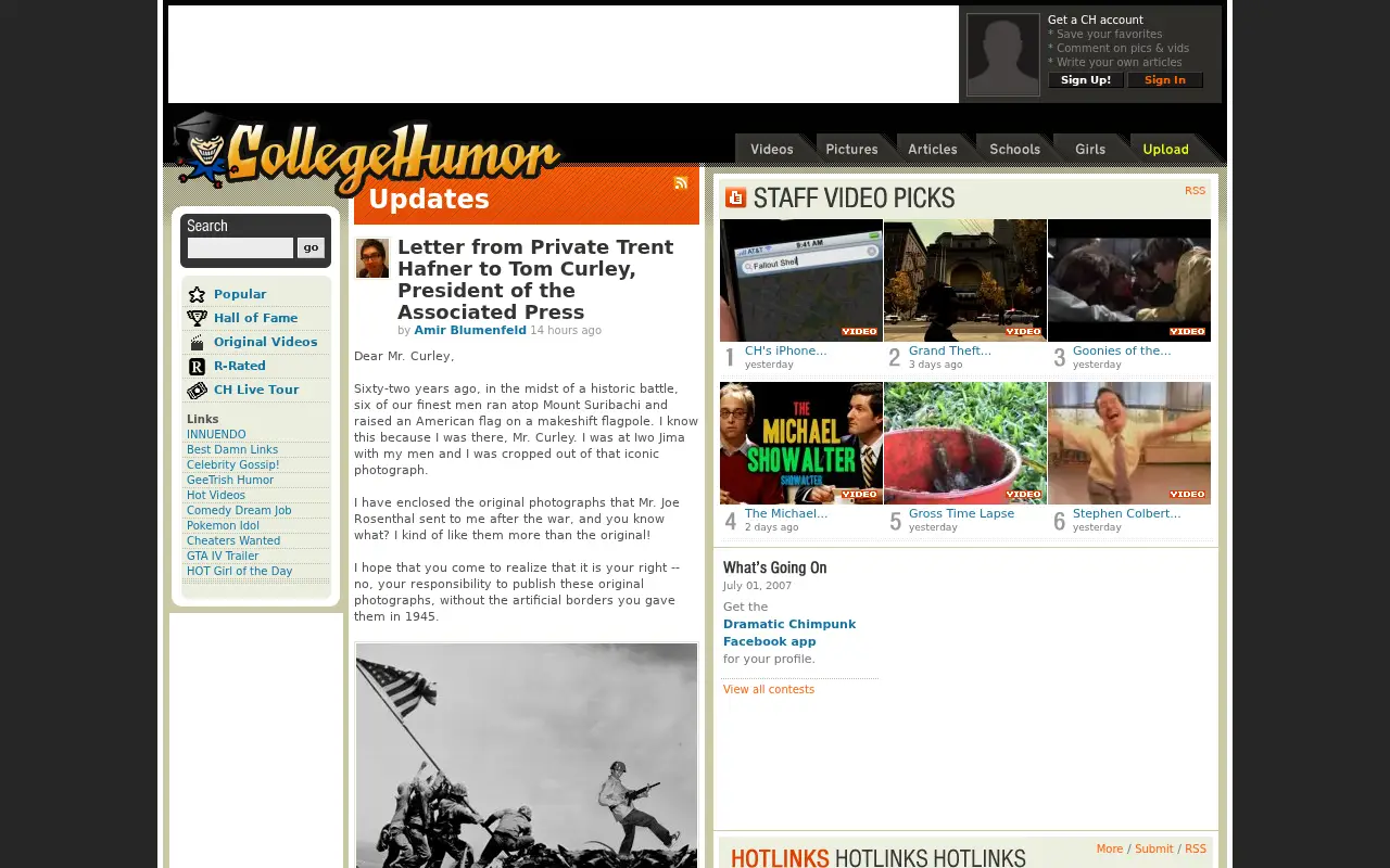 collegehumor.com in 2007