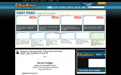 collegehumor.com in 2010