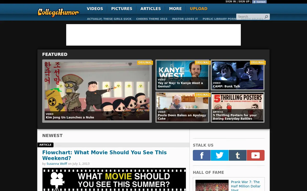 collegehumor.com in 2013