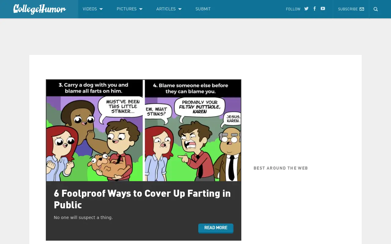 collegehumor.com on July 1, 2016