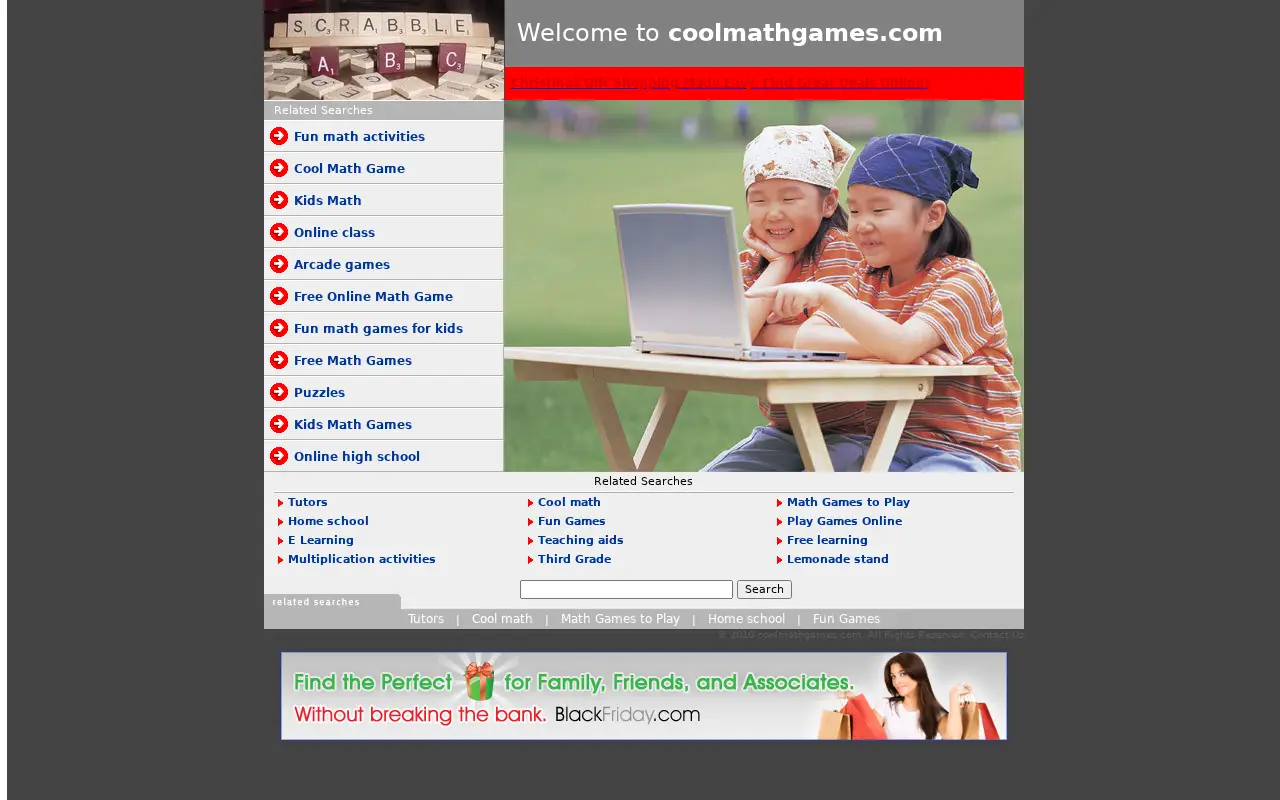 coolmathgames.com in 2009