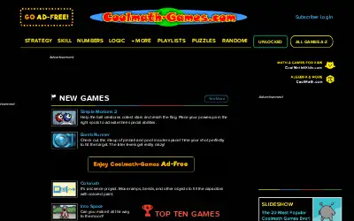coolmathgames.com in 2016