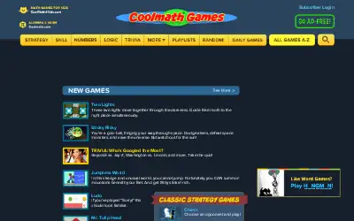 coolmathgames.com in 2019