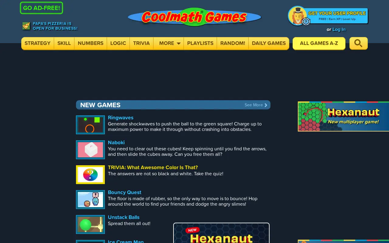 coolmathgames.com in 2022