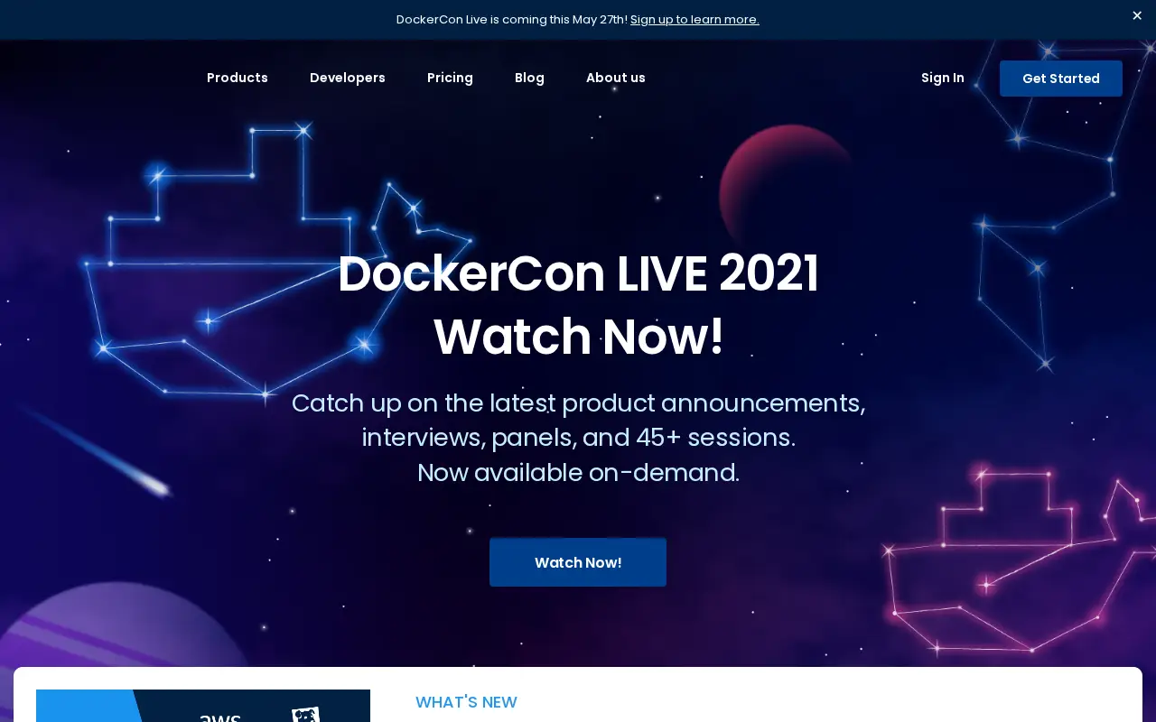 docker.com in 2021