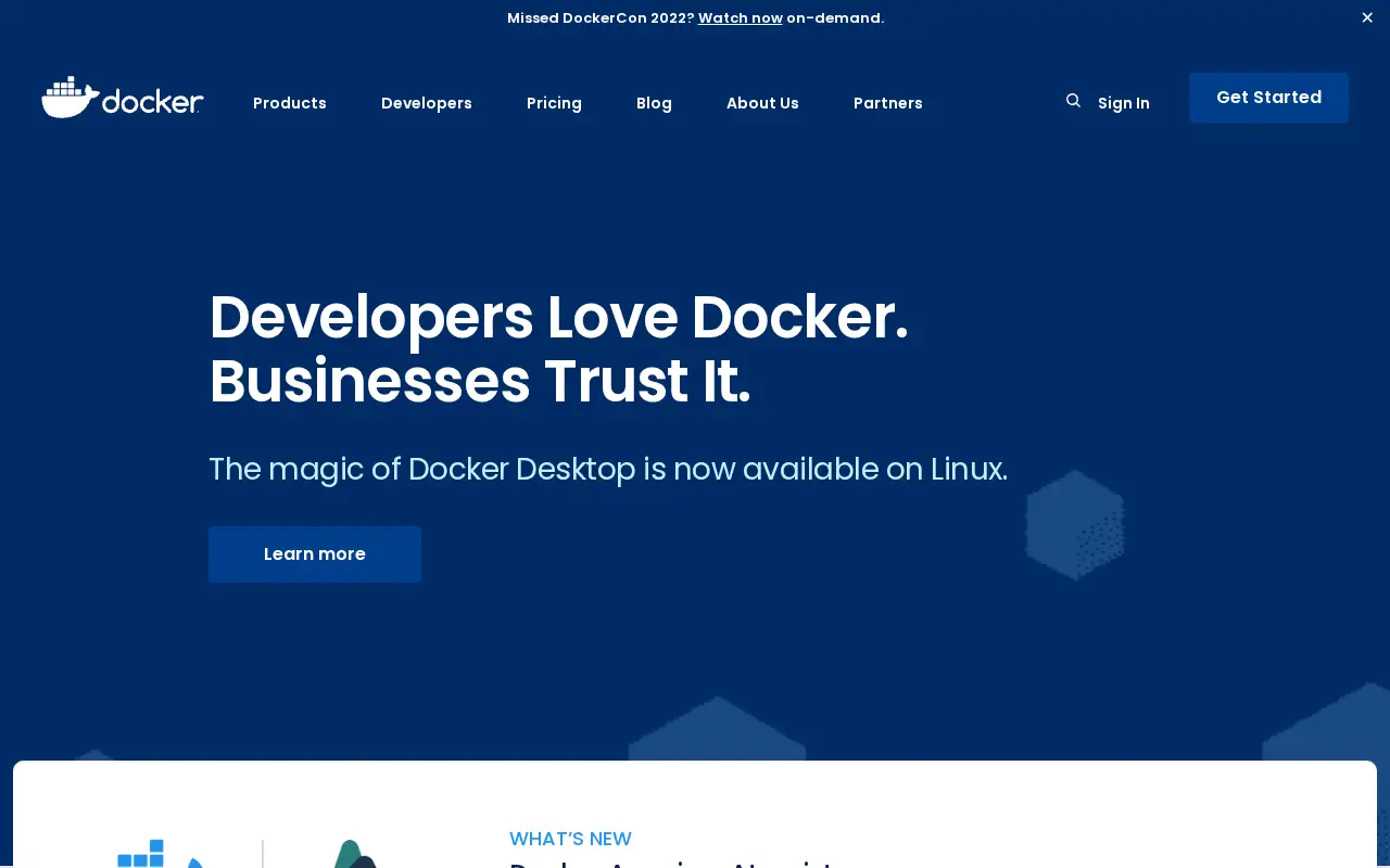 docker.com in 2022