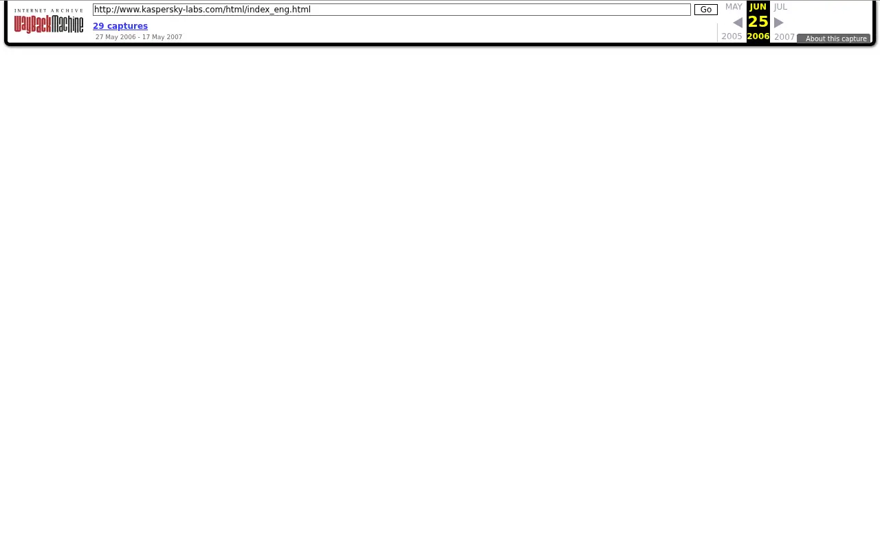 kaspersky-labs.com in 2006