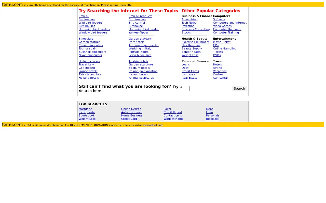 temu.com in 2003