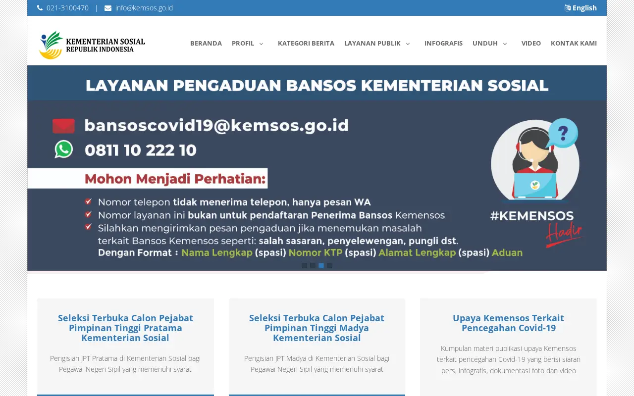 kemensos.go.id on August 5, 2020