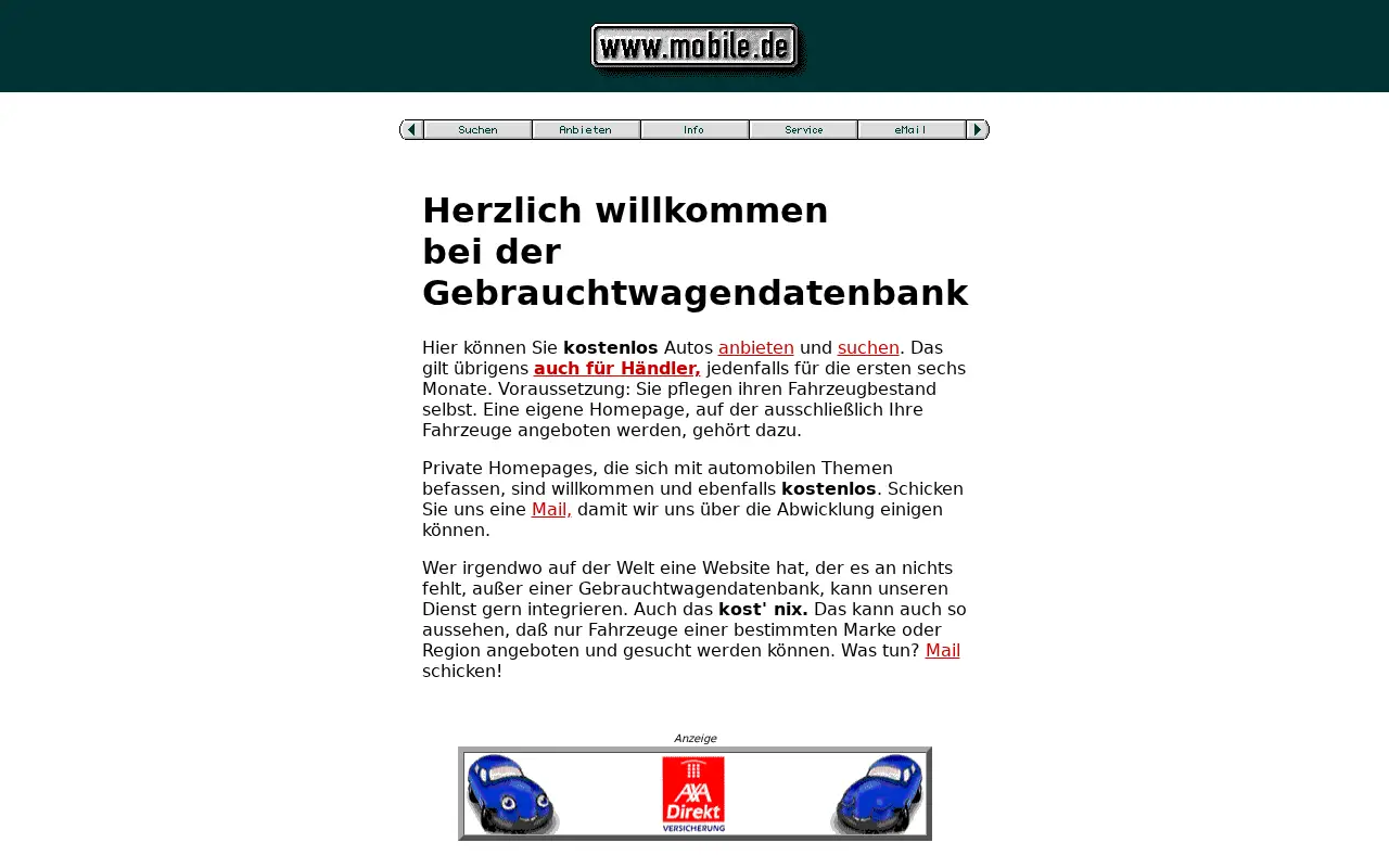 mobile.de on April 5, 1997
