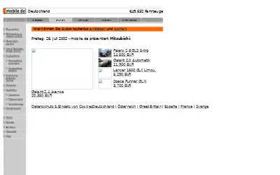 mobile.de in 2002