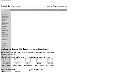mobile.de in 2005