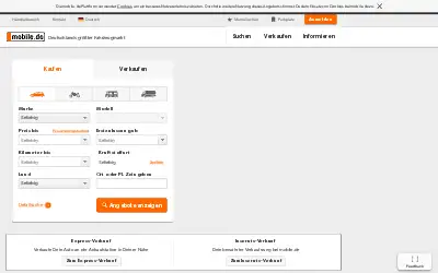 mobile.de in 2018