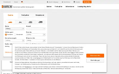 mobile.de in 2021