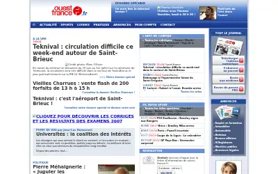ouest-france.fr in 2007