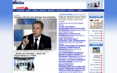 ouest-france.fr in 2008