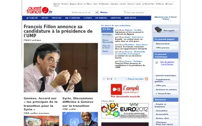 ouest-france.fr in 2012