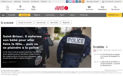 ouest-france.fr in 2018
