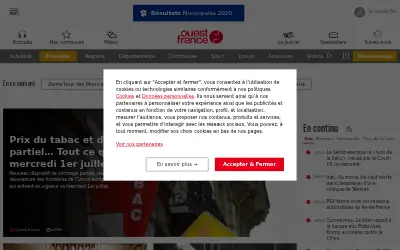 ouest-france.fr in 2020