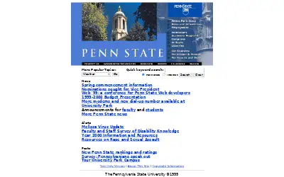 psu.edu in 1999