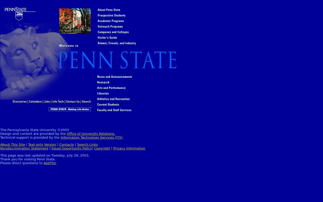 psu.edu in 2003