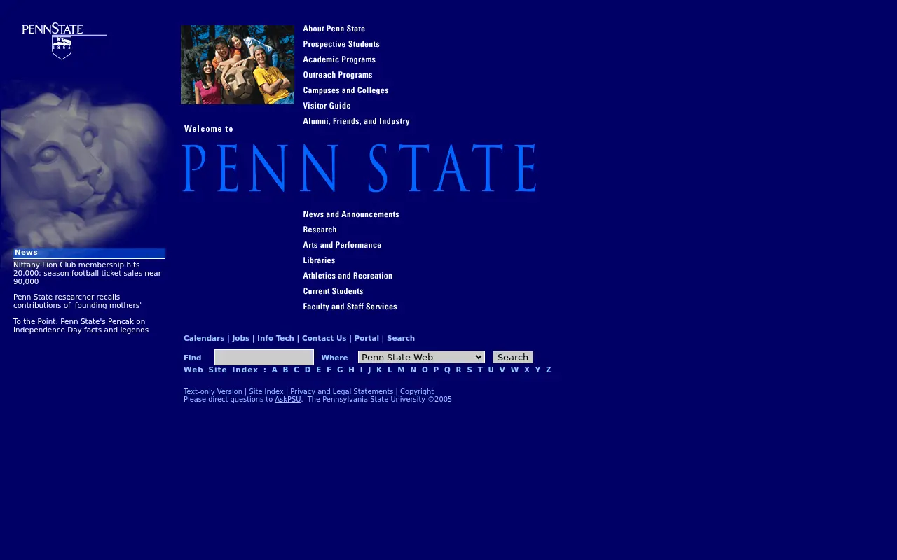psu.edu in 2006