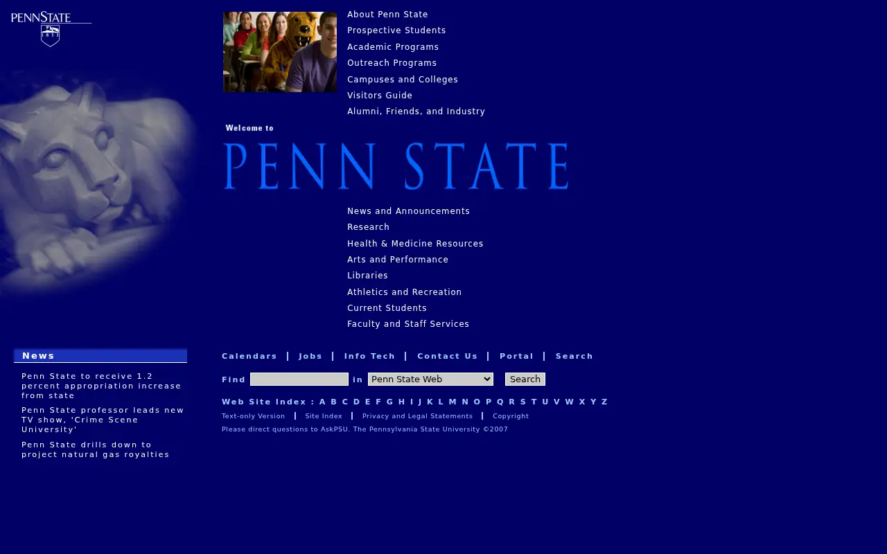 psu.edu in 2008
