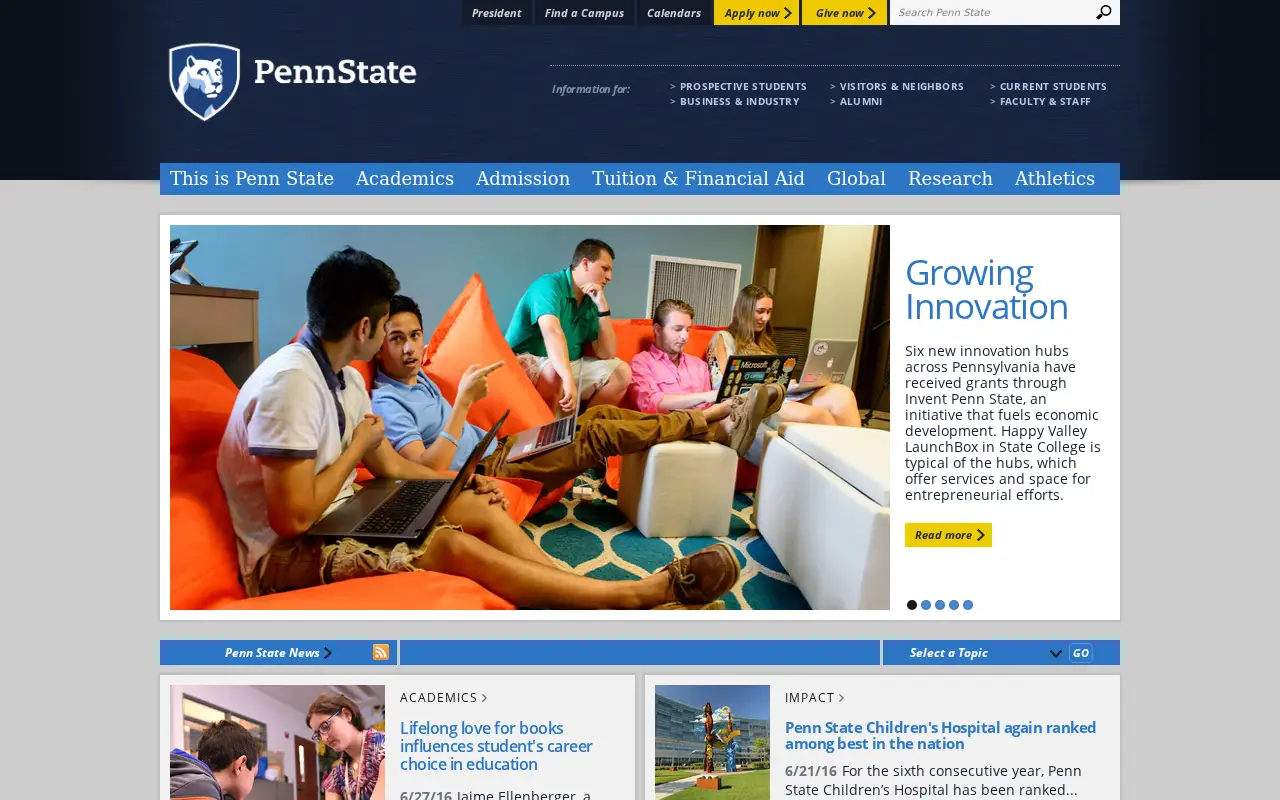 psu.edu in 2016