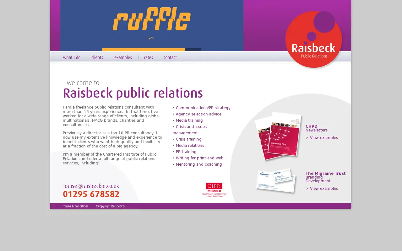 raisbeckpr.co.uk on October 2, 2016