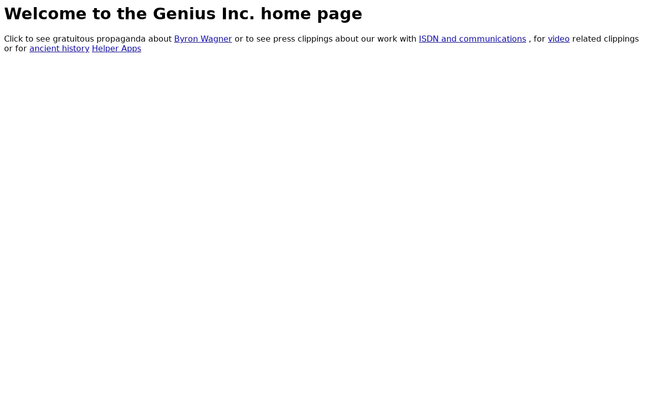 genius.com in 2004