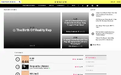 genius.com in 2017