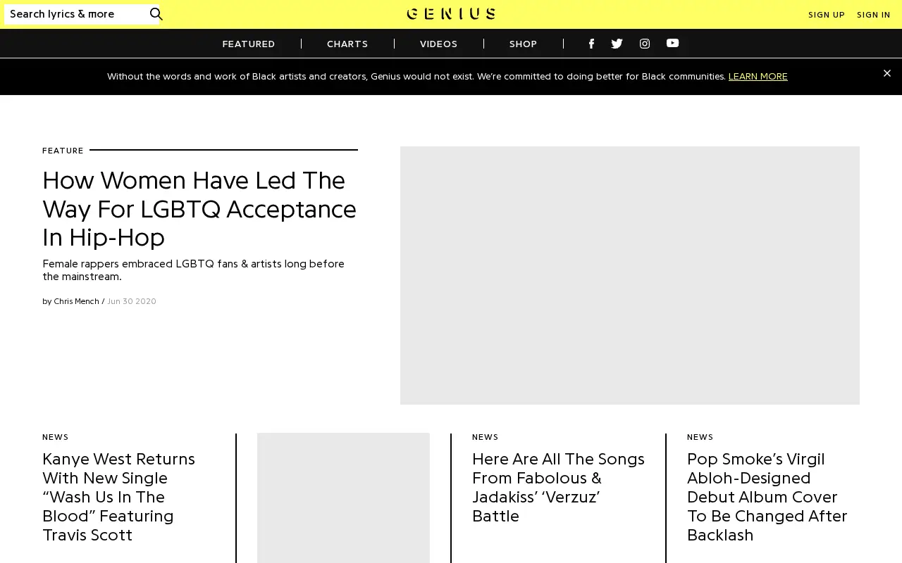 genius.com in 2020